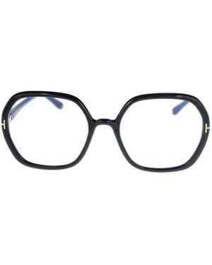 Tom Ford Eyewear Oversized Frame Glasses - White