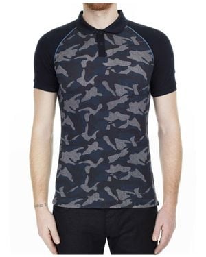Armani Jeans Printed T-Shirt - Blue