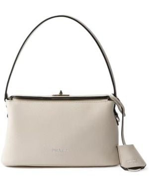 Prada Avoir Saffiano Mini-Bag - Natural