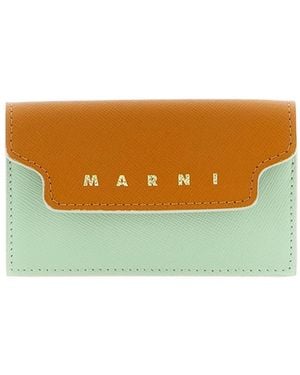 Marni Logo Business Card Holder - Yellow