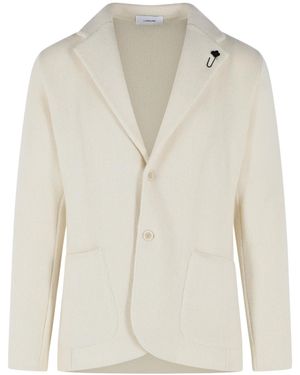 Lardini Long-Sleeve Blazer - White
