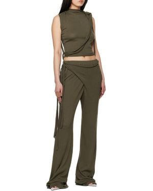 OTTOLINGER Deconstructed Tank Top - Green