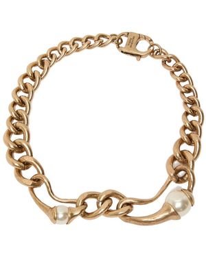 Weekend by Maxmara Metal Chain Choker Necklace - Metallic