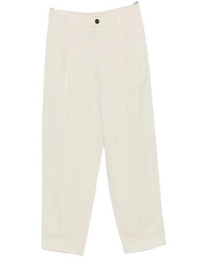 Barena Button-Up Casual Trousers - White