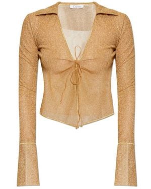 Oséree Oséree Lumière Slim Shirt - White