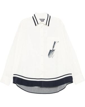 Jacquemus Long-Sleeved Shirt - White