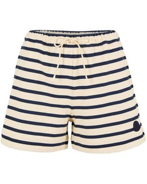 Moncler Striped Shorts - Blue