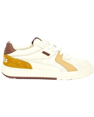 Palm Angels Palm University Lace-Up Trainers - Metallic