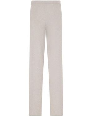 Roberto Collina High-Waisted Straight Pants - White