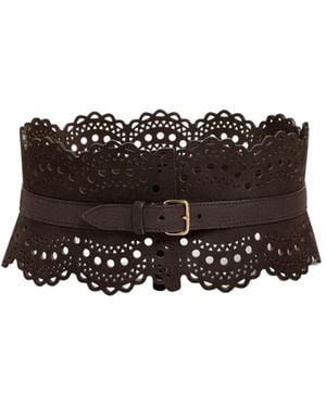 Alaïa Bustier Belt - White