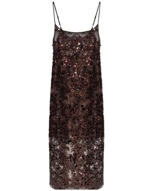 Baum und Pferdgarten Avani Sequin Slip Dress - Brown