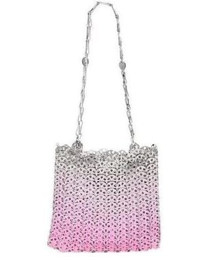 Rabanne Metal Facing Shoulder Bag - Pink
