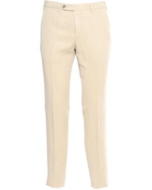 PT01 Belt-Loop Casual Pants - Natural