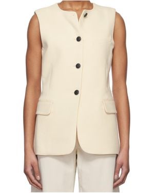 Rag & Bone Button Vest - Natural