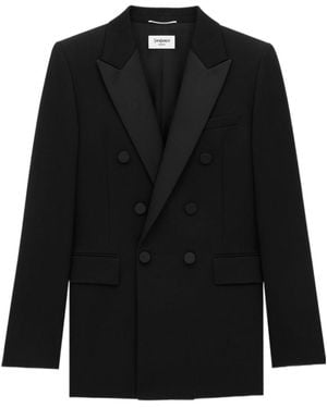 Saint Laurent Tuxedo Jacket - Black