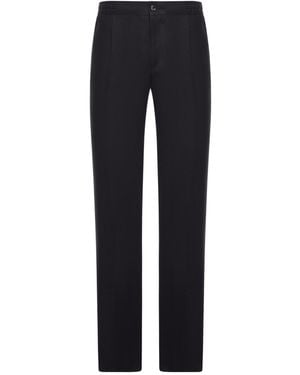 Kiton Elasticated Pants - Blue