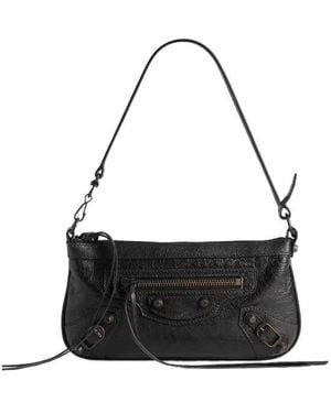 Balenciaga Le City Pouch On Strap - Black
