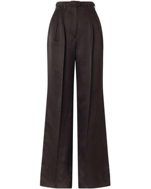 Gabriela Hearst Pleated Casual Trousers - Black