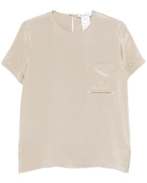 Max Mara Short-Sleeved T-Shirt - White