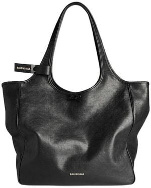 Balenciaga Laundrette Tote Bag Medium - Black