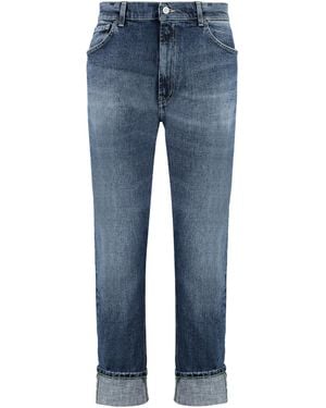 Dondup Jeans With Belt Loops - Blue