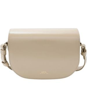 A.P.C. Le B Side Small Shoulder Bag - Natural