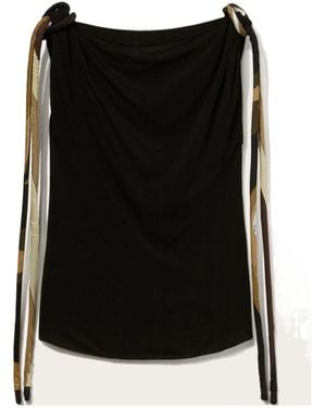 PUCCI Vivara-Knot Top - Black
