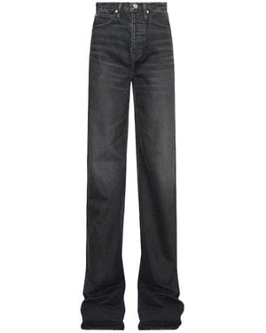 FRAME The 1978 High-Waist Bootcut Jeans - Grey