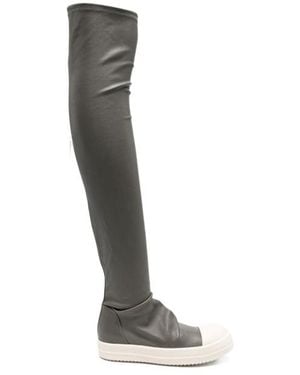 Rick Owens Knee-High Boots - White