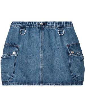 Coperni Drawstring Skirt - Blue
