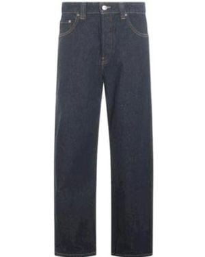 KHAITE Wide Leg Jeans - Blue