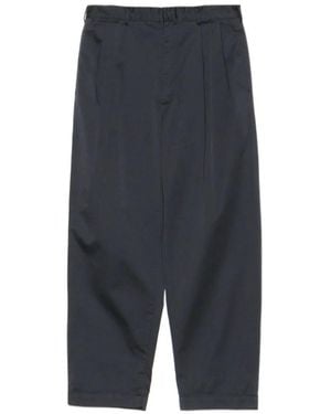 Nanamica Double-Pleated Casual Trousers - Blue