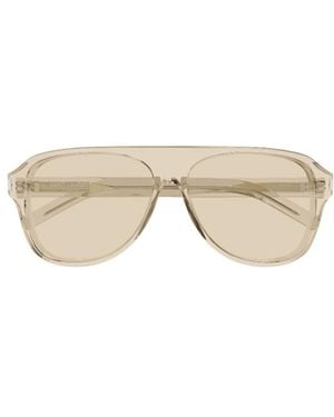 Saint Laurent Full-Frame Sunglasses - Natural
