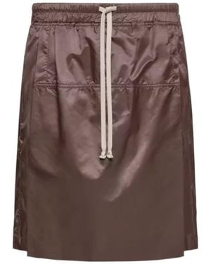 Moncler Rick Owens Kiltshorts Skort - Brown