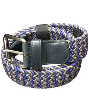 Bally Adjustable Waist Belt - Blue