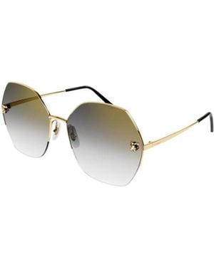 Cartier Logo Sunglasses - Metallic
