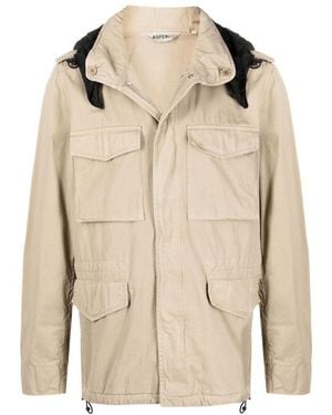 Aspesi Four-Pocket Field Jacket - Natural