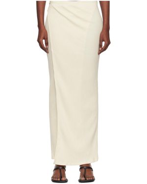Baserange Tie-Waist Skirt - White