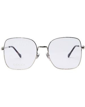Gucci Eyewear Square Frame Glasses - White
