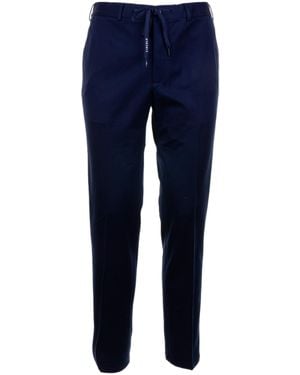 Circolo 1901 Elastic Waist Casual Trousers - Blue