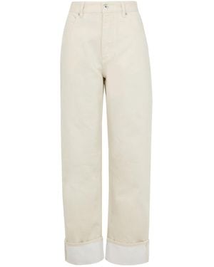 Bottega Veneta Straight Pants - White