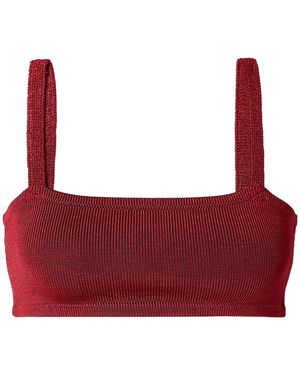 Calle Del Mar Stretch-Knit Bralette - Red