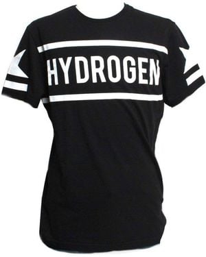 Hydrogen Logo T-Shirt - Black