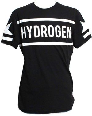 Hydrogen Logo T-Shirt - Black