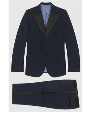Gucci Fitted Tuxedo - Blue