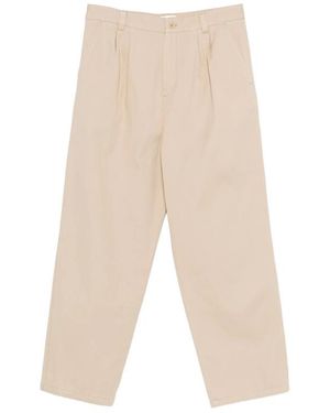 A.P.C. Pleated Pants - Natural