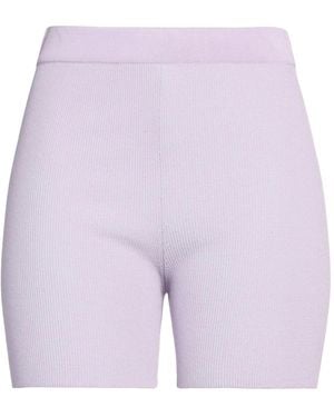 Jacquemus Two-Tone Shorts - Purple