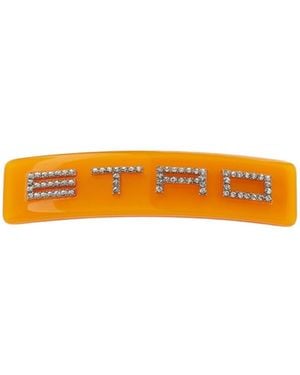 Etro Logo Hair Accessories - Orange