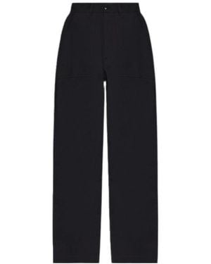 CASABLANCA Logo Patch Trousers - Blue