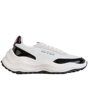 CASABLANCA Casa Sport Perforated Detailed Trainers - White